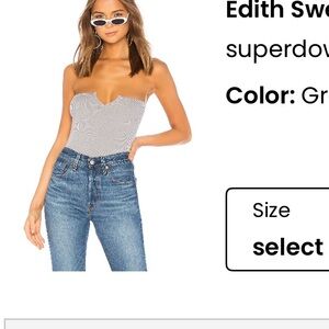 by the way. Gray Strapless Too